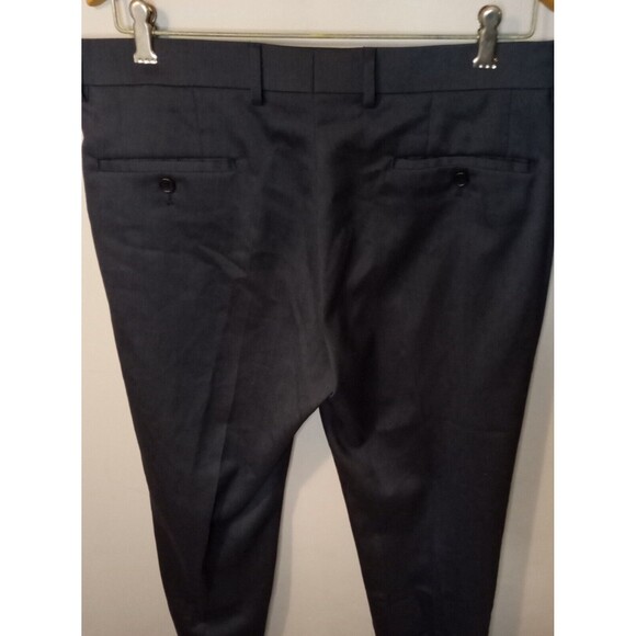Michael Kors Mens Suit Pants 33x30 Blue Solid Modern Fit Airsoft Stretch PreOwn - Picture 7 of 10